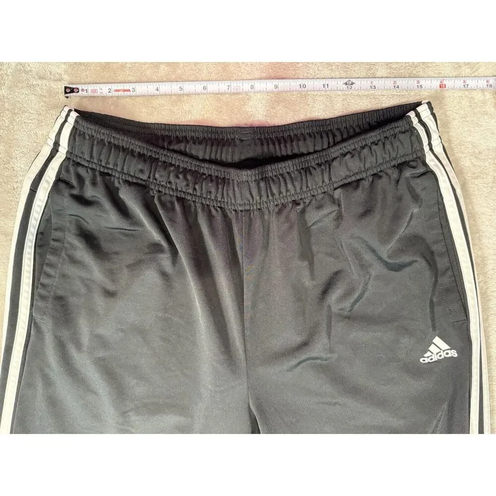 Adidas Originals Classic Black White Jogger 3 Stripe Tricot Track Pants Mens XL